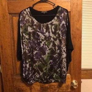 Low sleeve pattern top